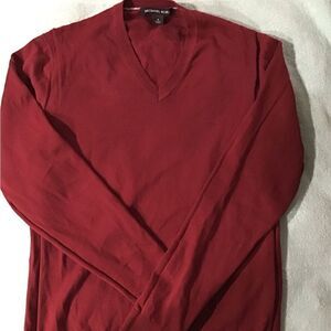 MICHAEL KORS 100% COTTON MEN’S V-NECK SWEATER M